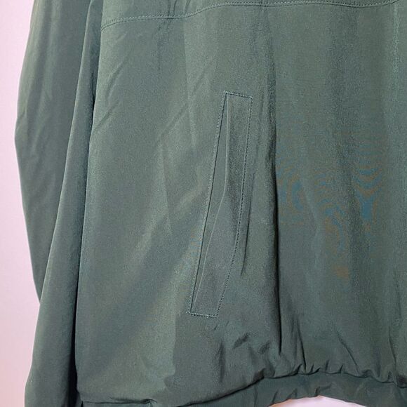 GapFit Reversible Recycled Half-Zip Windbreaker Pullover Green Women’s Large - Picture 3 of 7